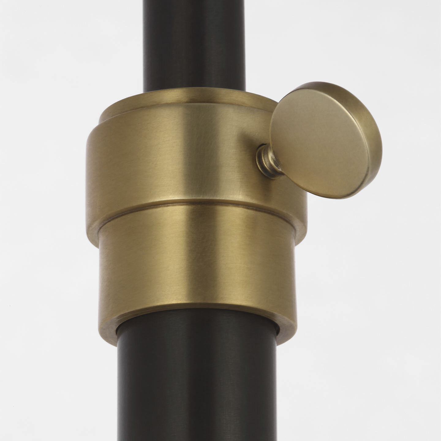 Thomas O'Brien Bryant 44.25 inch 4.6 watt Bronze and Hand-Rubbed Antique Brass Adjustable Cordless Floor Lamp Portable Light