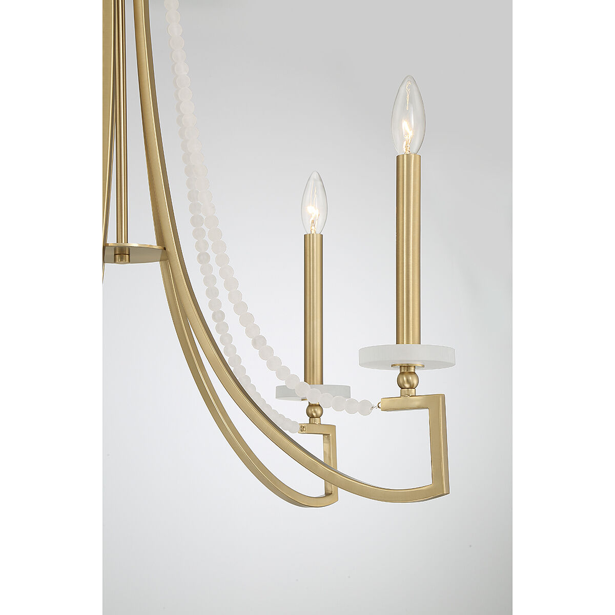 Helen 5 Light 27 inch Warm Brass Chandelier Ceiling Light