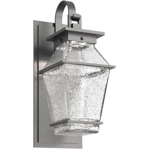 Landmark LED 19.4 inch Argento Grey Outdoor Sconce in 3000K LED, Shepherds Hook