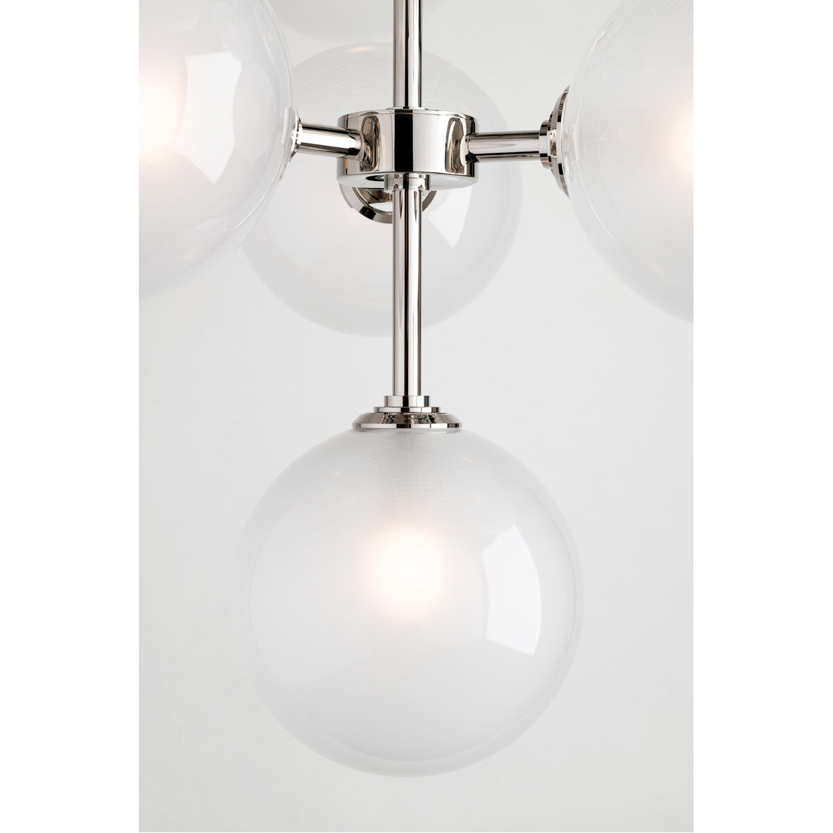 Ashleigh LED 20 inch Polished Nickel Semi Flush Ceiling Light