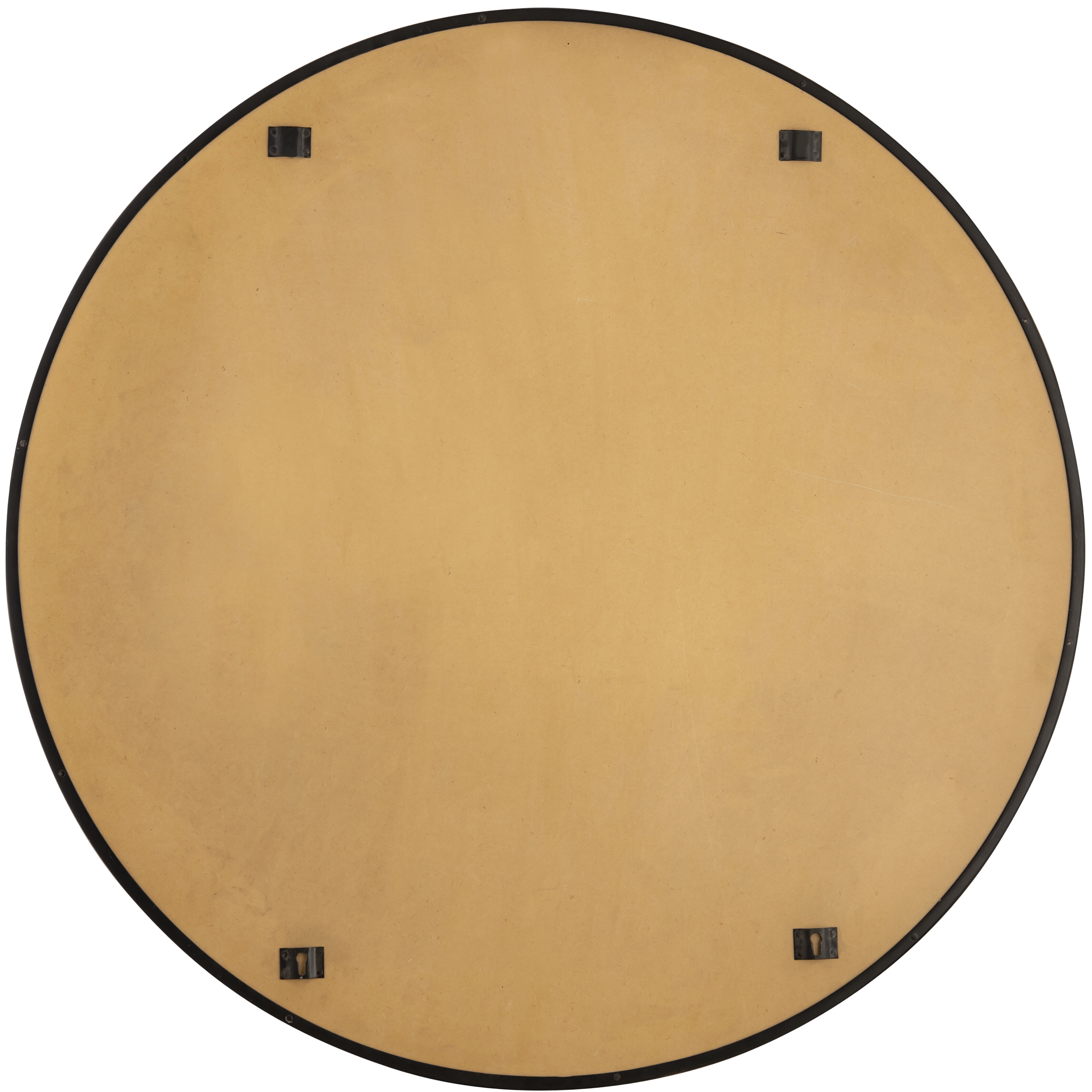 Beni 36 X 36 inch Black Wall Mirror