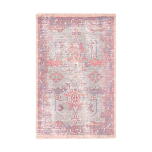 Zahra 66 X 42 inch Mauve/Dark Purple/Bright Purple/Rose/Blush Rugs, Wool