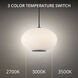 Illusion 1 Light 16 inch Black Pendant Ceiling Light in 3500K