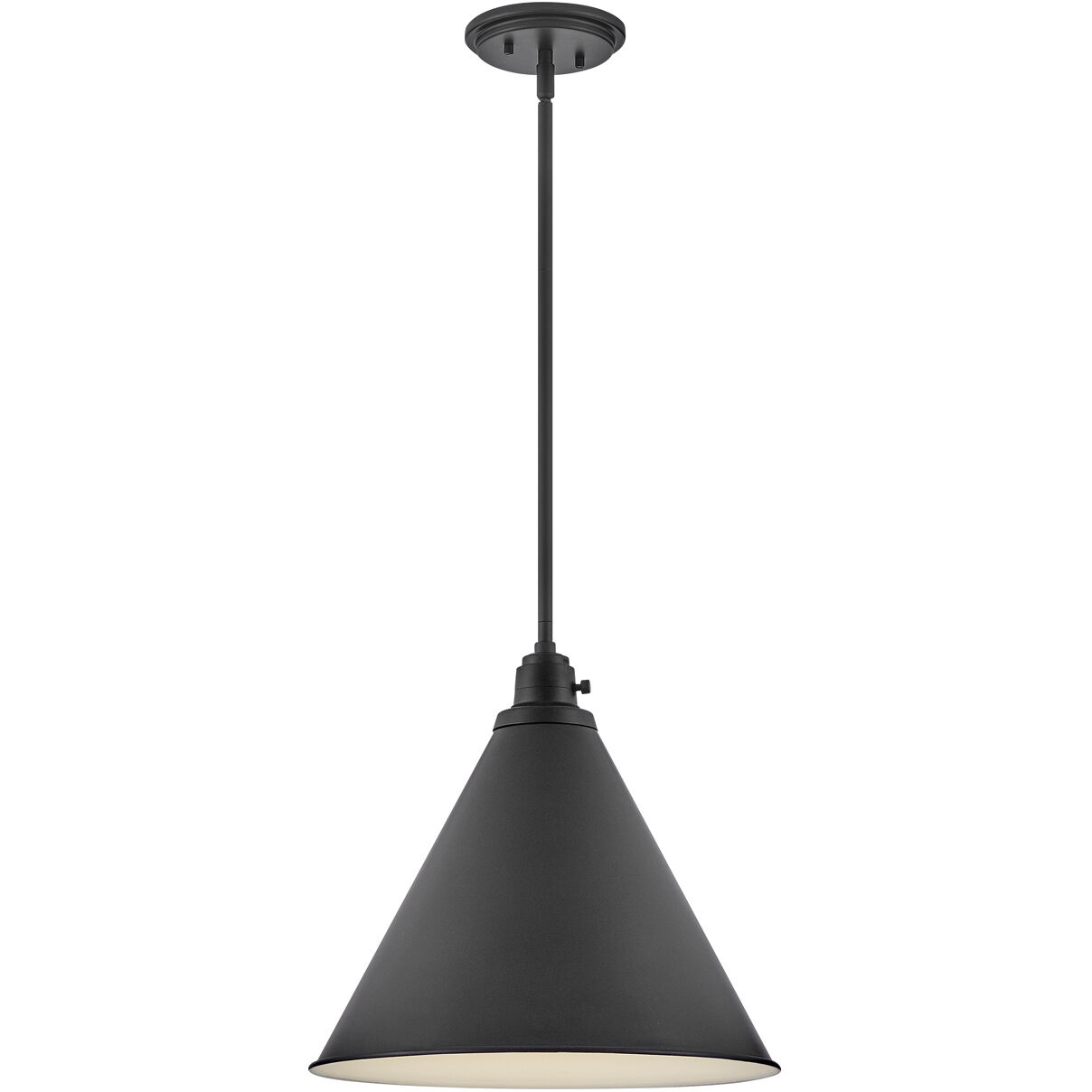 Arti 1 Light 15 inch Black Pendant Ceiling Light