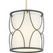 Landree 1 Light 10 inch Matte Black Mini-Pendant Ceiling Light