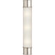 Chapman & Myers Oxford 3 Light 4 inch Polished Nickel Bath Sconce Wall Light
