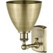 Ballston Dome LED 7.5 inch Antique Brass Sconce Wall Light