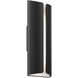 Durban LED 1.8 inch Black ADA Sconce Wall Light, Indirect Linear