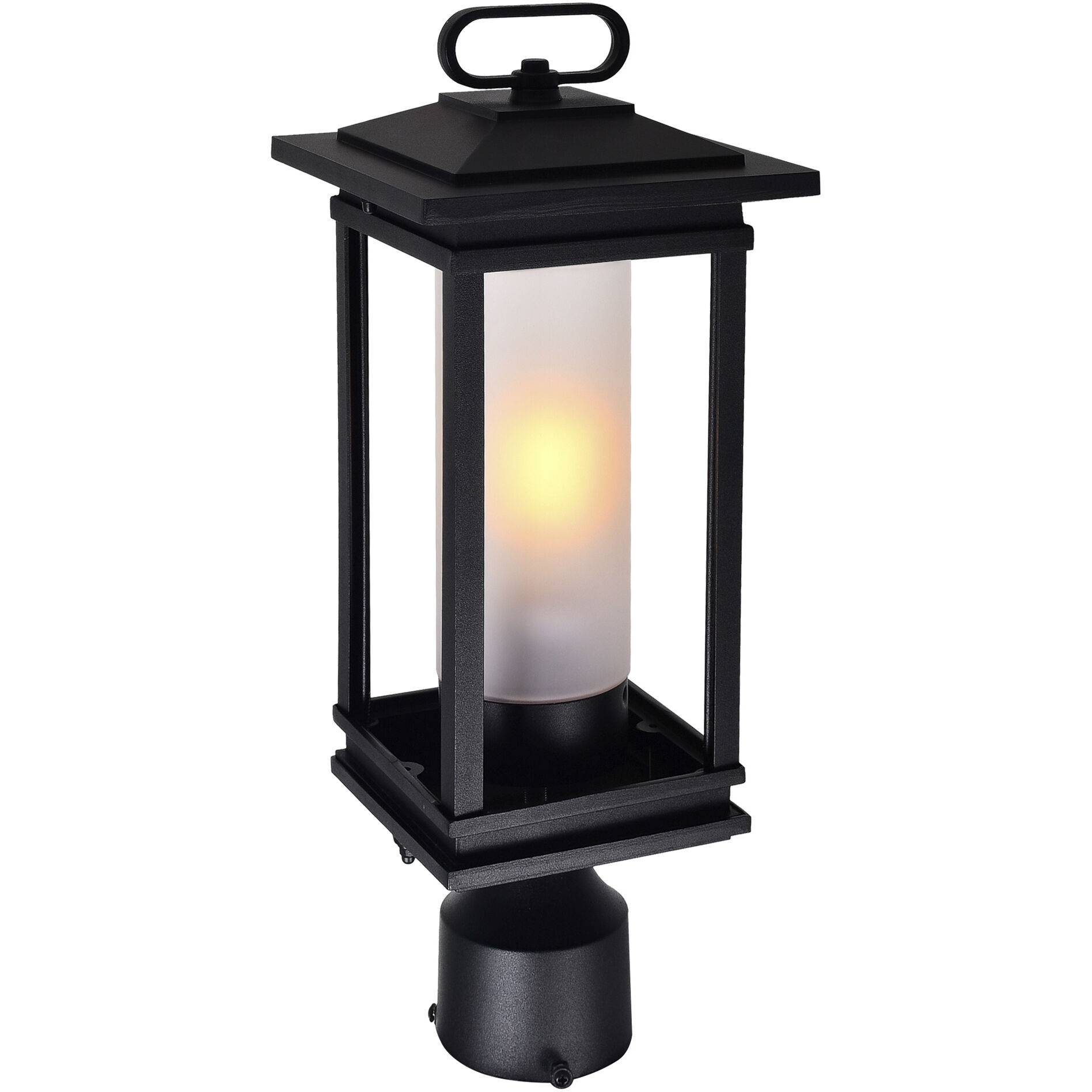 Granville 1 Light 17.5 inch Black Outdoor Lantern Head