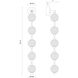 Marni LED 38.25 inch Polished Nickel Bath Vanity Light Wall Light