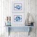 Waterside Collection Blue Framed Art