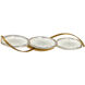 Signature Bijoux LED 27.38 inch Aged Brass Bath Vanity & Wall Light