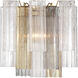 Addis Bath Wall Light in Tronchi Glass Autumn