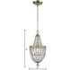 Morley 1 Light 8 inch Champagne Gold Mini Pendant Ceiling Light