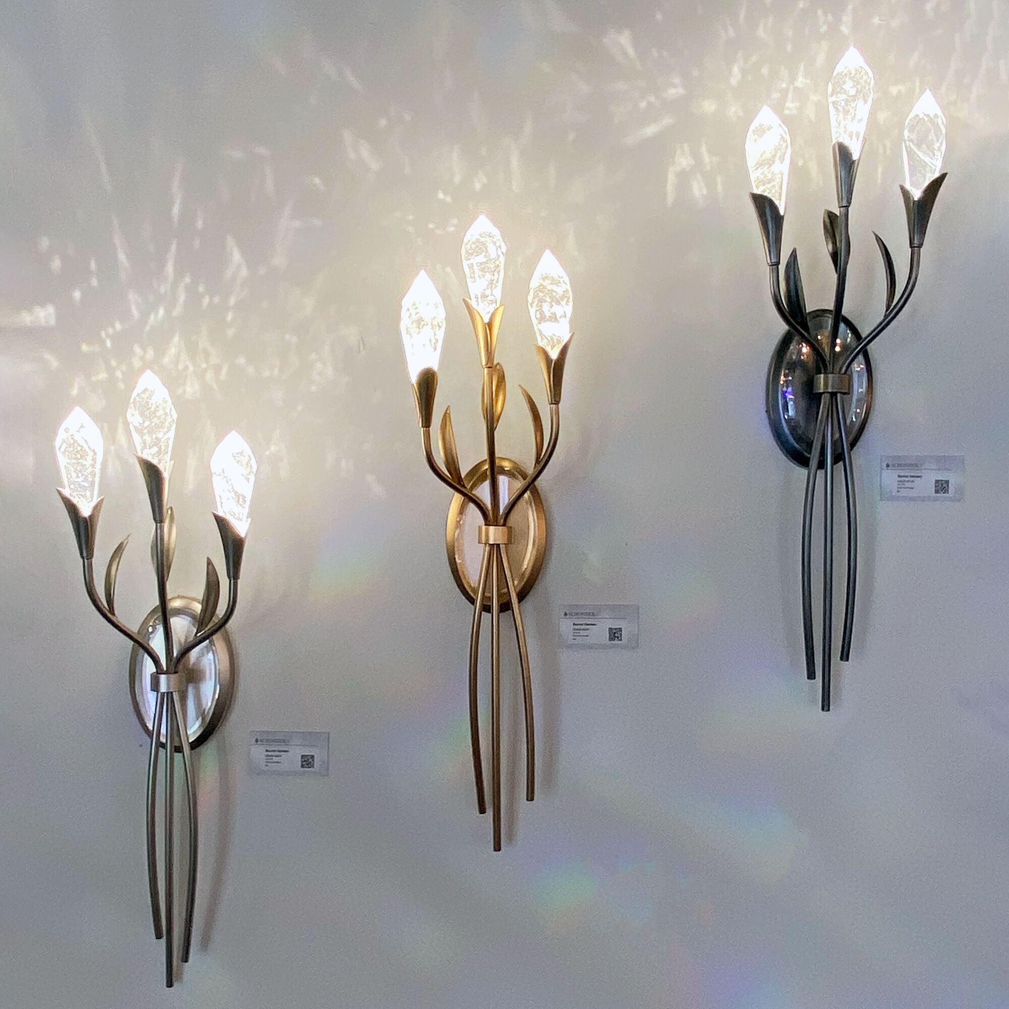 Secret Garden LED 4 inch Antique Silver Wall Sconce Wall Light, Schonbek Signature