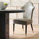 Lincoln Morel and Ebony with Antique Brass Dining Chair