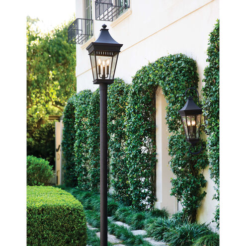 Heritage Chapel Hill LED 23 inch Museum Black Outdoor Wall Mount Lantern