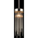 Waterfall 1 Light 5.88 inch Polished Nickel Mini Pendant Ceiling Light