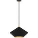 TOB by Thomas O'Brien Stanza 1 Light 19 inch Midnight Black Pendant Ceiling Light