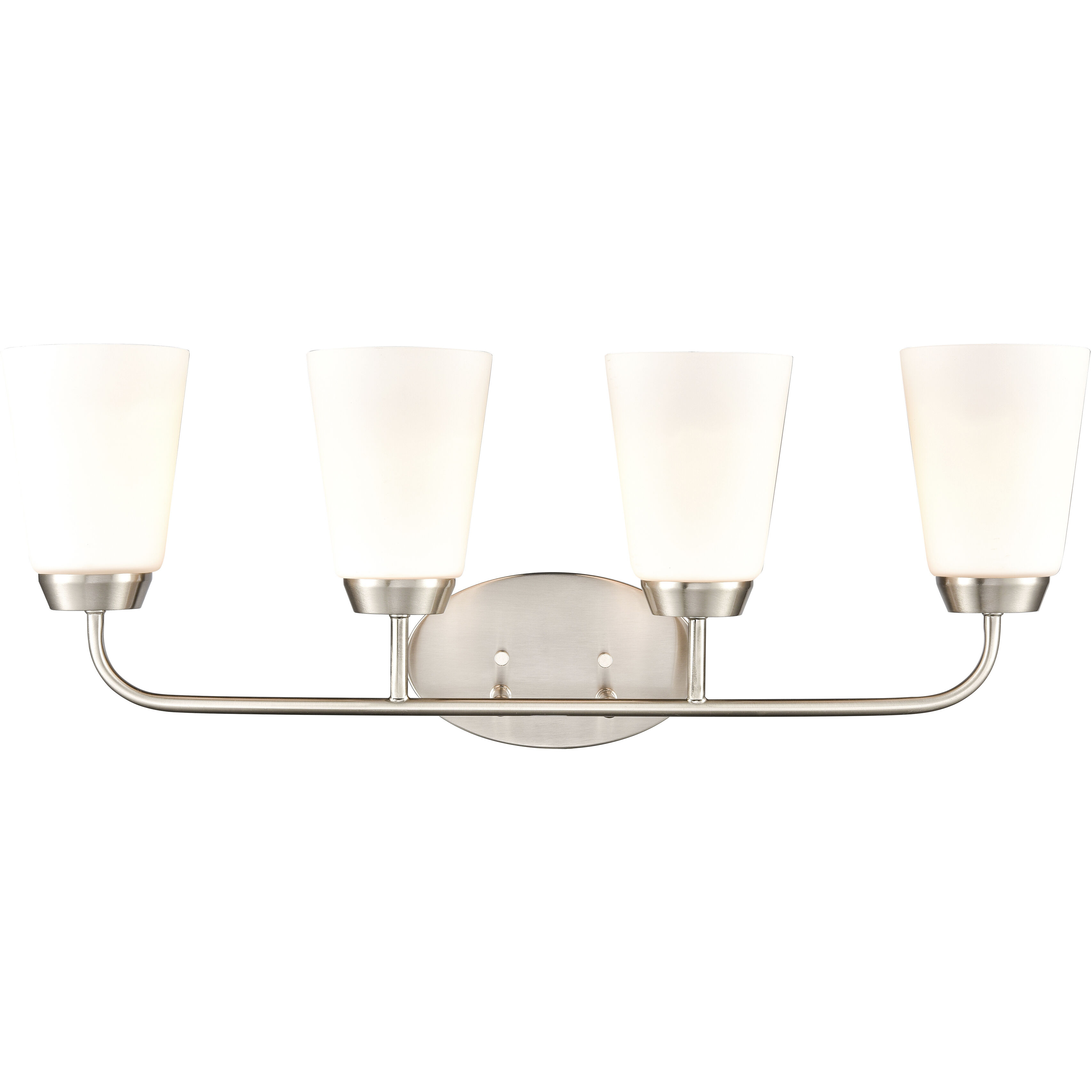 Winslow 4 Light 28 inch Brushed Nickel Vanity Light Wall Light