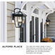 Estate Series Alford Place LED 18 inch Museum Black Outdoor Wall Mount Lantern, Medium