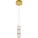Polaris LED 6 inch Gold Pendant Ceiling Light