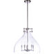 Chardonnay 5 Light 20 inch Brushed Polished Nickel Pendant Ceiling Light