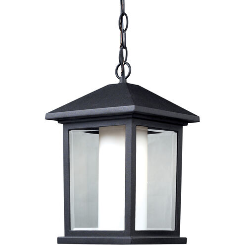 Mesa 1 Light 9.5 inch Black Outdoor Chain Mount Ceiling Fixture