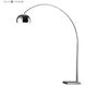 Penbrook 70 inch 100 watt Polished Nickel with White Floor Lamp Portable Light in Incandescent