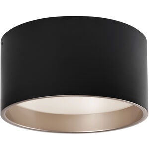 Mousinni LED 13.88 inch Black Flush Mount Ceiling Light