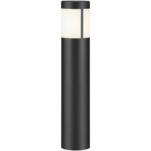 Independence 12 AC/DC 2.75 watt Textured Black Round Bollard in 3000K