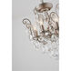 Canada 6 Light 16 inch Pewter Chandelier Ceiling Light, Pewter Frame