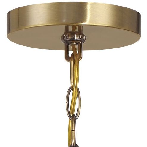 Van Noord 6 Light 32 inch Oxidized Aged Brass Pendant Ceiling Light