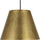 Hargen 1 Light 15 inch Antique Brass Pendant Ceiling Light