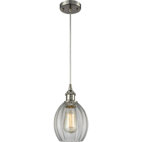 Ballston Eaton 1 Light 6 inch Brushed Satin Nickel Mini Pendant Ceiling Light, Ballston