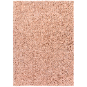 California Shag 108 X 79 inch Pale Pink Rugs, Rectangle