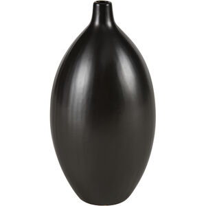 Faye 14 X 7 inch Vase in Black, Large