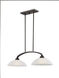Somerset 2 Light 34 inch English Bronze Linear Chandelier Ceiling Light