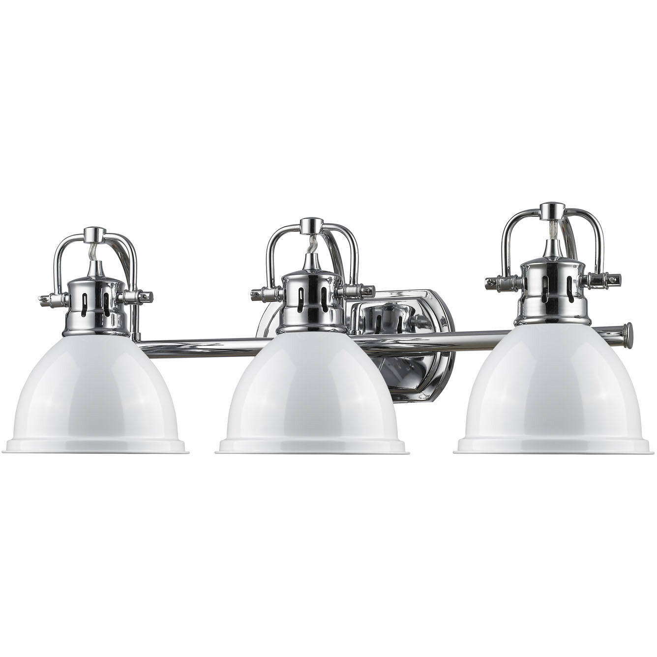 Yep Duncan Vanity Wall Light in Chrome, White