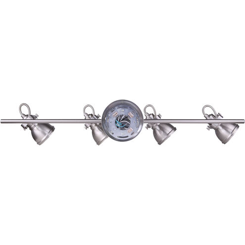 Madison 4 Light Brushed Nickel Track Ceiling Light
