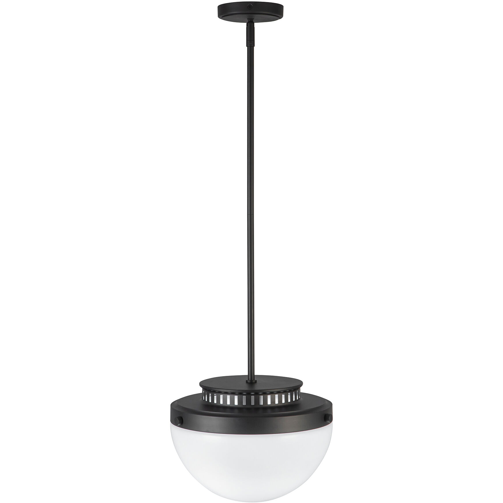 Dahlia 1 Light 12 inch Black Pendant Ceiling Light