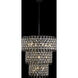 Windsor 13 Light 31.75 inch Carbon Black/Havana Gold Chandelier Ceiling Light