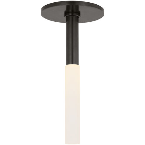 Kelly Wearstler Rousseau LED 1 inch Bronze Monopoint Flush Mount Ceiling Light