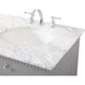 Clarence 60 X 22 X 35 inch Grey Vanity Sink Set
