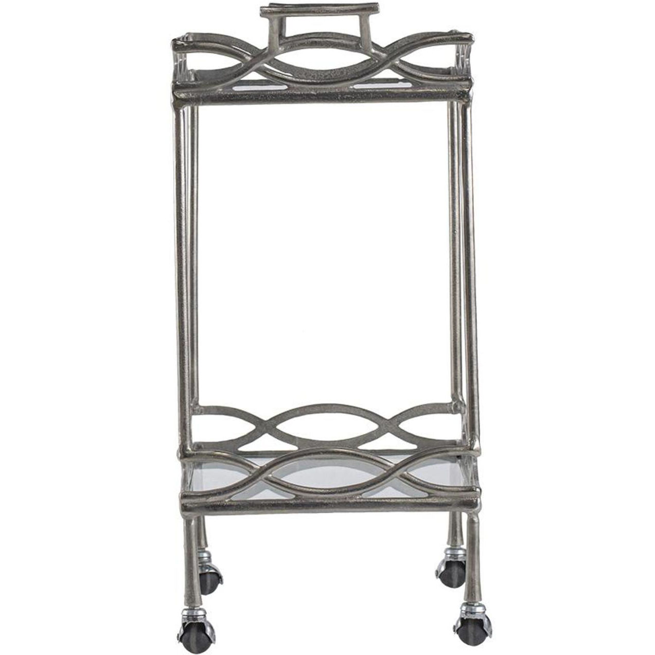 Anita Nickel Bar Cart