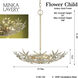 Flower Child 4 Light 21 inch Ambry Gold Pendant Ceiling Light