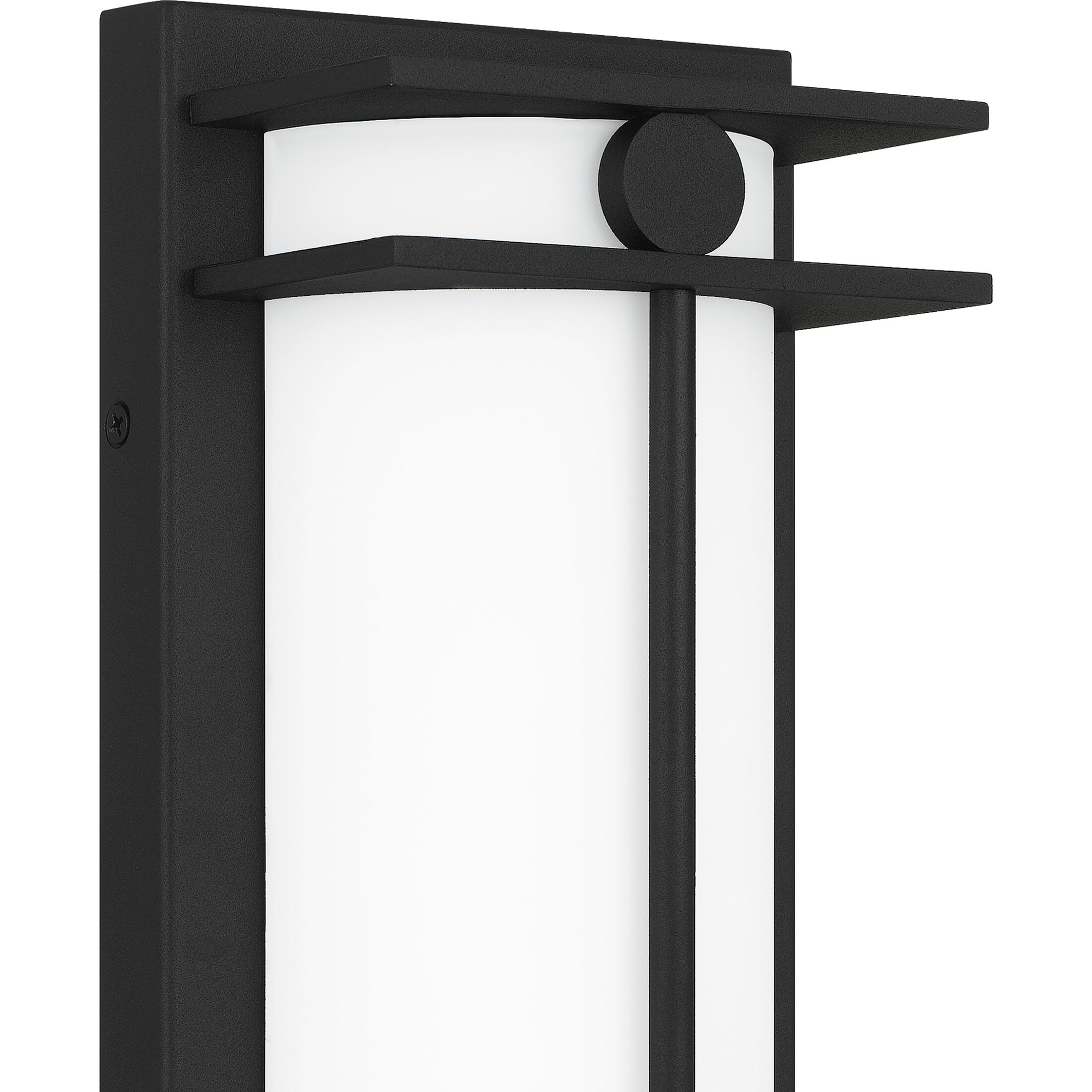 Syndall Outdoor Wall Lantern in Earth Black, Medium