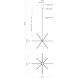 Sirius Minor LED 32.25 inch Brushed Gold Chandelier Ceiling Light