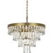 Josephine 10 Light 20 inch Satin Gold Chandelier Ceiling Light