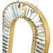 Bjoux LED 19 inch Brass Down Chandelier Ceiling Light